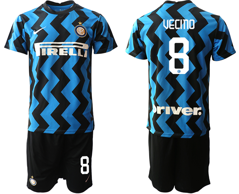 Men 2020-2021 club Inter milan home #8 blue Soccer Jerseys->inter milan jersey->Soccer Club Jersey